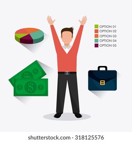 Business  and human resources infographic, vector illustration.