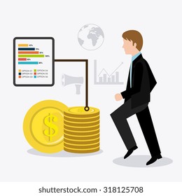 Business  and human resources infographic, vector illustration.