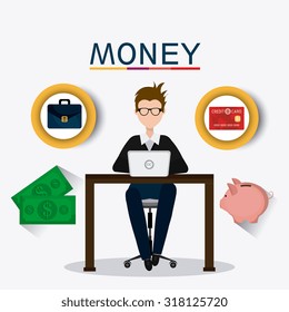 Business  and human resources infographic, vector illustration.