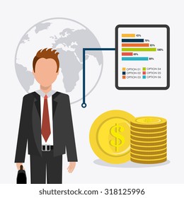Business  and human resources infographic, vector illustration.