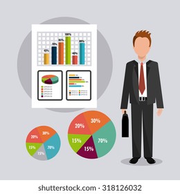 Business  and human resources infographic, vector illustration.