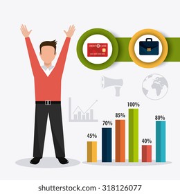 Business  and human resources infographic, vector illustration.
