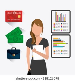 Business  and human resources infographic, vector illustration.