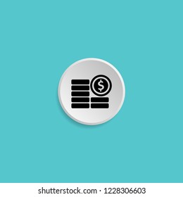 Business icon 3D effect
