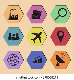  Business icon 4.0 concept, Vector Illustration