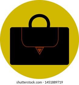 Business icon, bag icon, vector, EPS