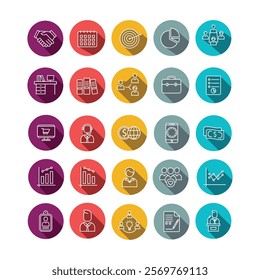business icon collection vector eps 10