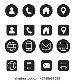 Business icon for company connection set Vector illustration EPS 10