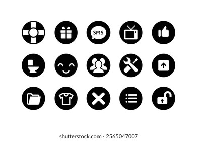 Business icon for company connection set in different style. Name, phone, mobile, place, location, mail, website and message card sign. Contact symbol design template. Vector 10 eps.