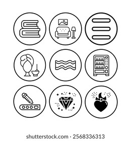 Business icon for company connection set in different style. Name, phone, mobile, place, location, mail, website and message card sign. Contact symbol design template. Vector 10 eps.