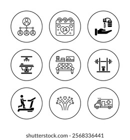 Business icon for company connection set in different style. Name, phone, mobile, place, location, mail, website and message card sign. Contact symbol design template. Vector 10 eps.