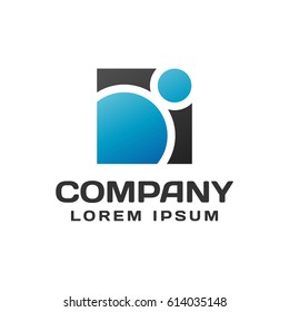Business icon. Company, corporate, finance, union, corporate, business logo. Luxury logo. Decoration logo. Interior icon. Boutique logo. Abstract, geometric, square icon.