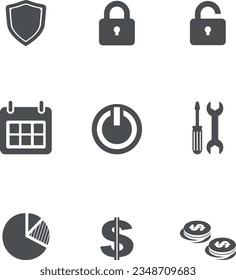Business icon concept mostly used in web designing, visiting card designing, graphic designing.