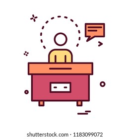 Business icon design vector