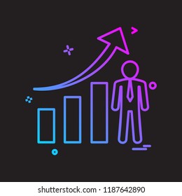 Business icon design vector 