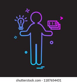 Business icon design vector 