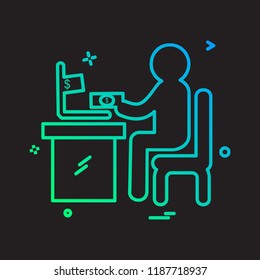 Business icon design vector 
