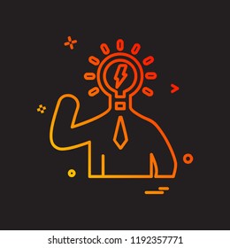 Business icon design vector 