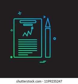 Business icon design vector