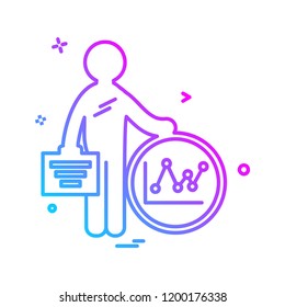Business icon design vector 