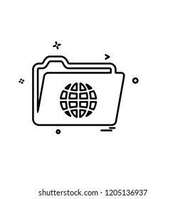 Business icon design vector
