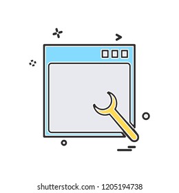 Business icon design vector