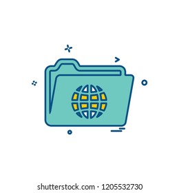 Business icon design vector