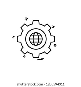 Business icon design vector