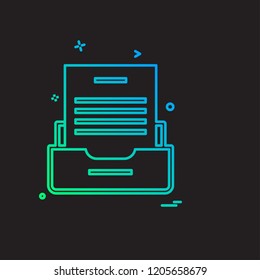 Business icon design vector