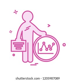 Business icon design vector 