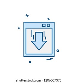 Business icon design vector