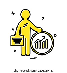 Business icon design vector 