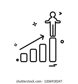 Business icon design vector 