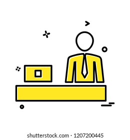 Business icon design vector