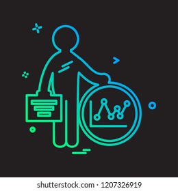 Business icon design vector 