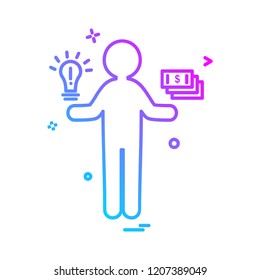 Business icon design vector 