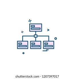 Business icon design vector