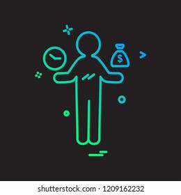 Business icon design vector 