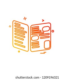 Business icon design vector 