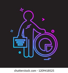 Business icon design vector 