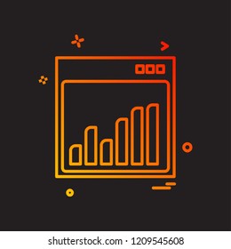 Business icon design vector