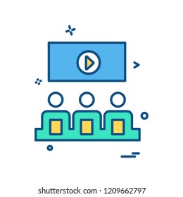 Business icon design vector