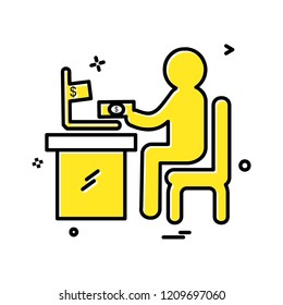 Business icon design vector 