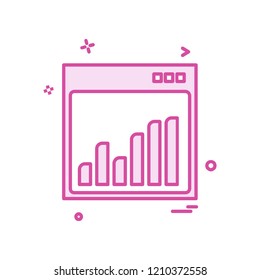 Business icon design vector
