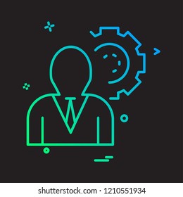 Business icon design vector
