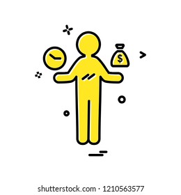 Business icon design vector 