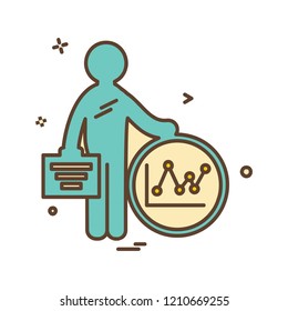Business icon design vector 