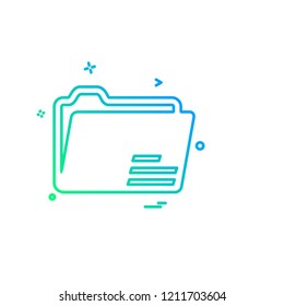 Business icon design vector