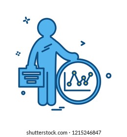 Business icon design vector 