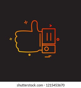 Business icon design vector